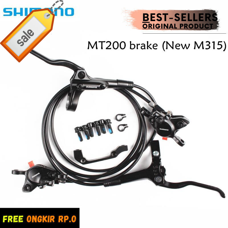 Shimano BR BL MT200 M315 Rem Sepeda Mtb Hidrolik Set Clamp Rem Cakram Super