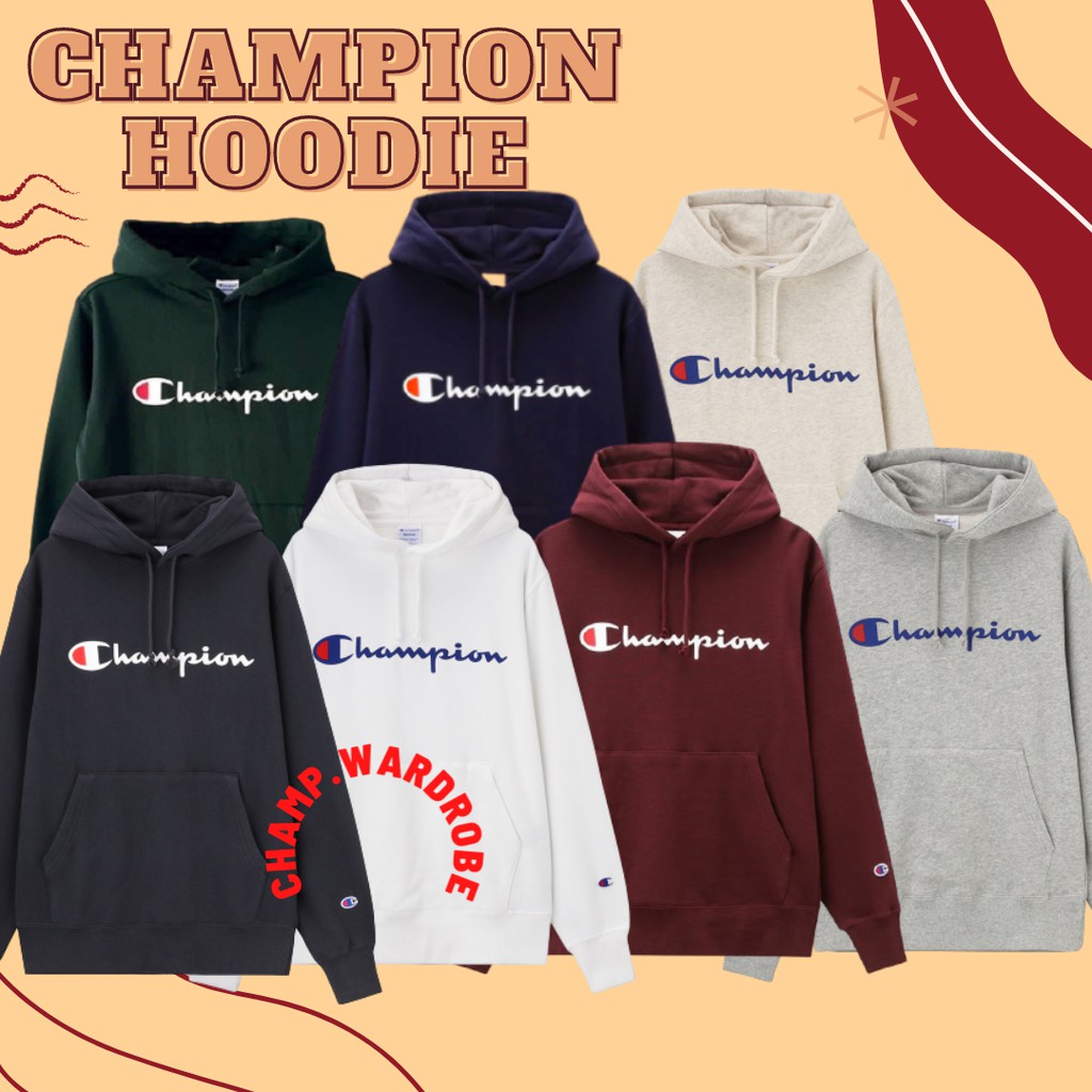 harga hoodie champion original black