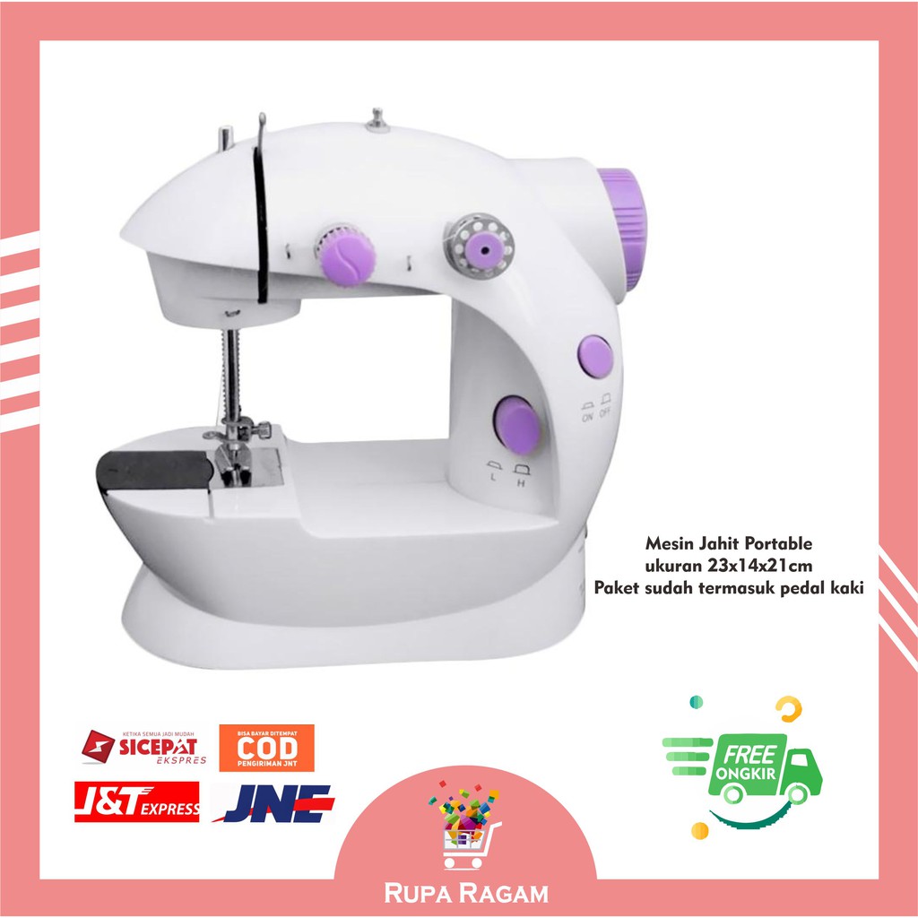 PROMO Mesin Jahit Portable | Mesin Jahit Mini Murah  Alat Jahit Baju Elektronik Mesin Jahit Pakaian