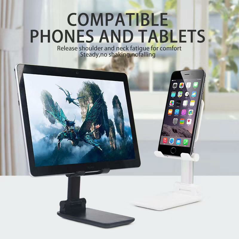 DESKTOP FOLDING MULTI STAND PHONE HOLDER HP TABLET DUDUKAN GROSIR