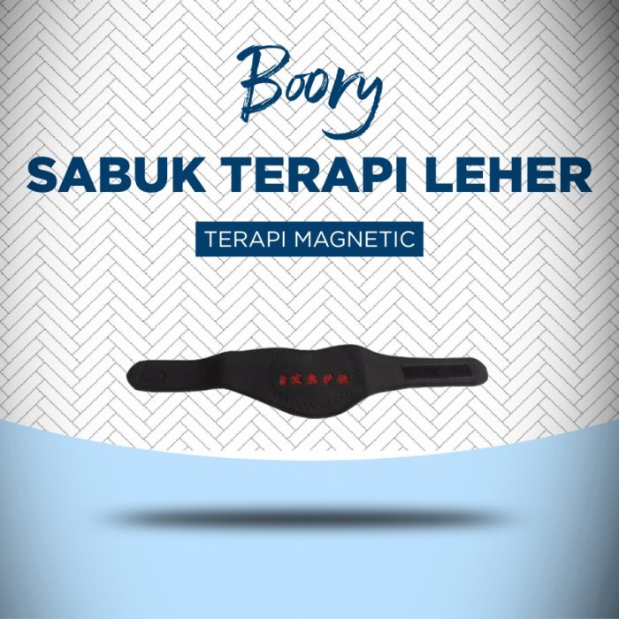 INSTANT Sabuk Terapi Leher Pemijat Penghangat dengan Terapi Magnetic