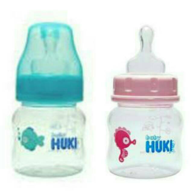 Botol Bayi Huki Ukuran Kecil Botol Susu Newborn Baru Lahir Dot Gepeng Murah Aman Shopee Indonesia