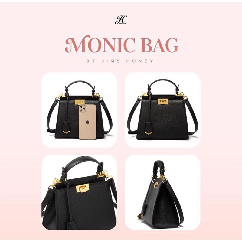 MONIC BAG JIMS HONEY / TAS SLEMPANG / TOP HANDLE / ORIGINAL BY JIMS HONEY