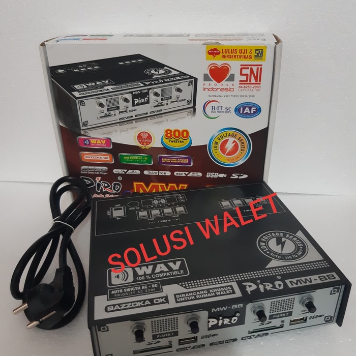 Ampli Walet Piro Mw-88