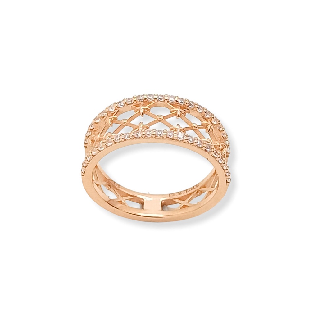 Cincin Sandra Dewi Gold LACE Collection RI200344 18k 755 SDW Gold RoseGold