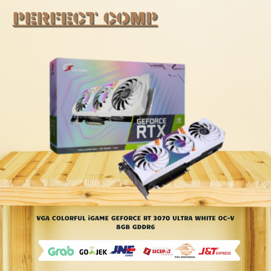 VGA COLORFUL IGAME GEFORCE RTX 3070 ULTRA WHITE OC-V 8GB GDDR6 LHR