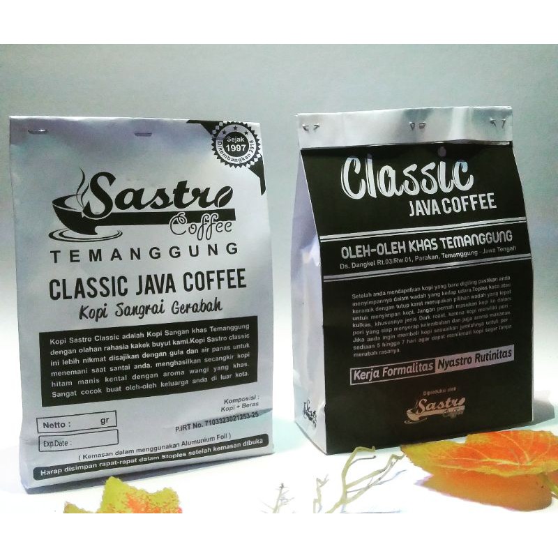 

Sastro Classic KOPI + Beras kemasan 250 gram