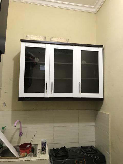 Ksa 2663 Graver Kitchen Set 3 Pintu Atas Kaca Anata
