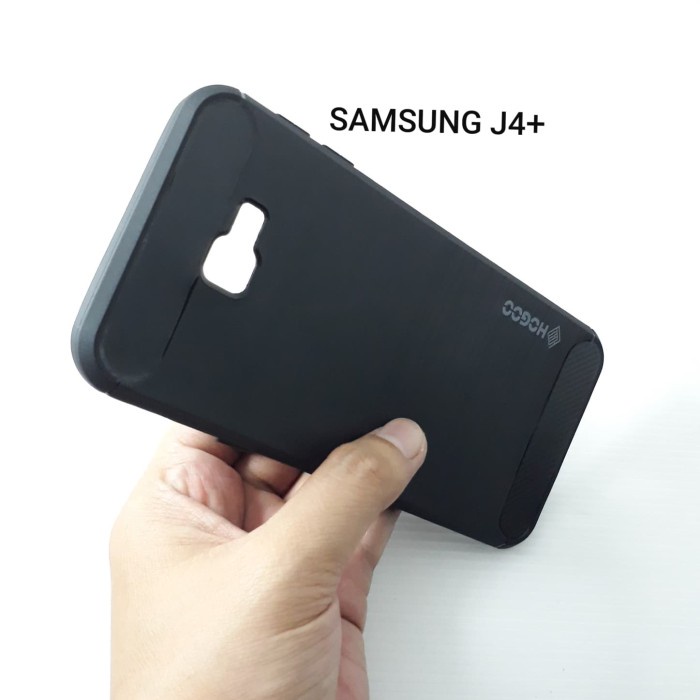 SALE Case HP Carbon Soft Samsung Galaxy J4 Plus Kondom NEW ARZ