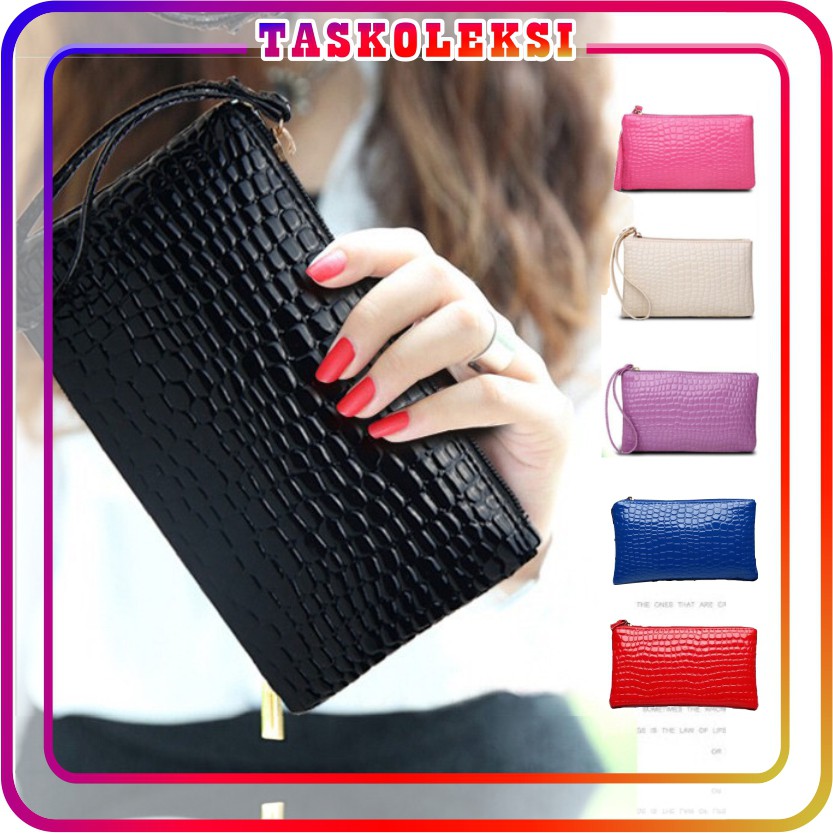 ☛TK☚ WD006 Dompet Kulit Wanita Bintik Import Murah Panjang Mini Kecil