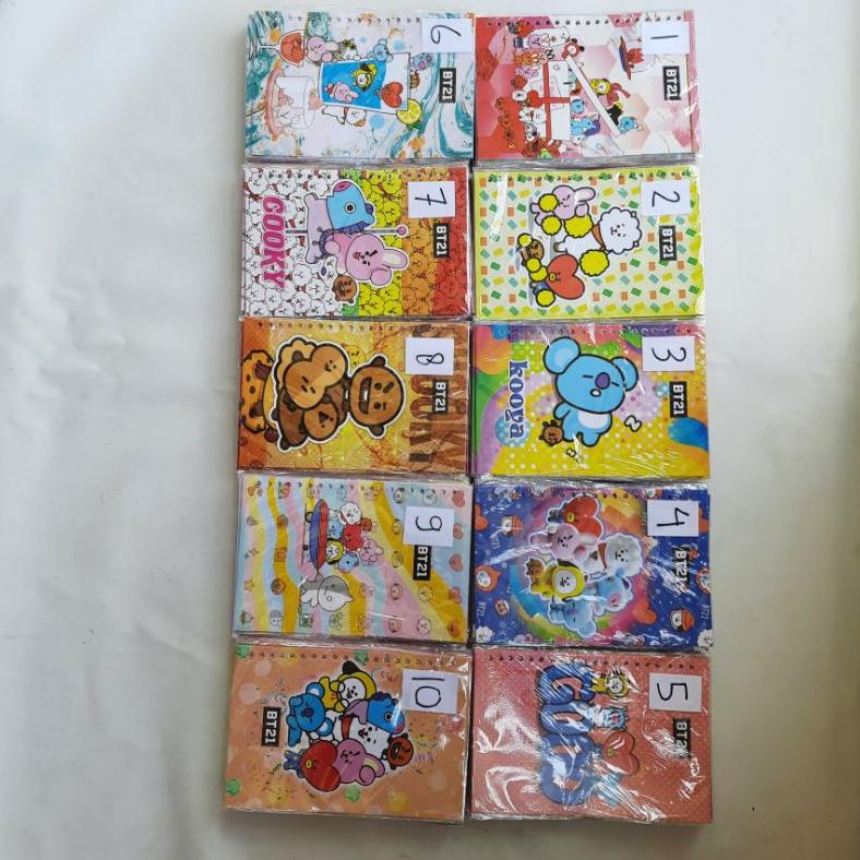 

[KODE PRODUK 4] LOOSE LEAF KARAKTER BTS DAN BT 21 - KERTAS ISI FILE A5