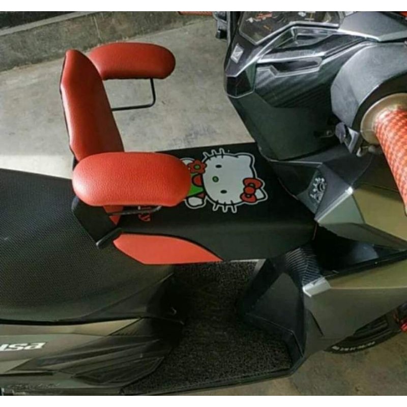 Jok Sandaran anak Gambar Hellokity untuk Motor Vario 125 atau Vario 150