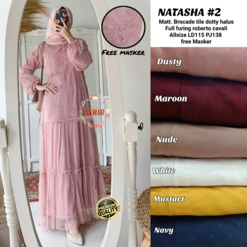 natasha dress tile dotty