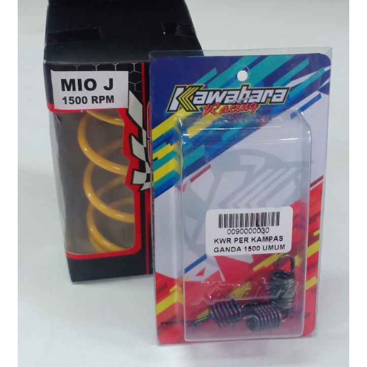 PAKETAN PER CVT 1500RPM CLD MIO J/X-RIDE/MIO GT/SOUL GT/FINO 115 + PER SENTRI KAWAHARA 1500RPM
