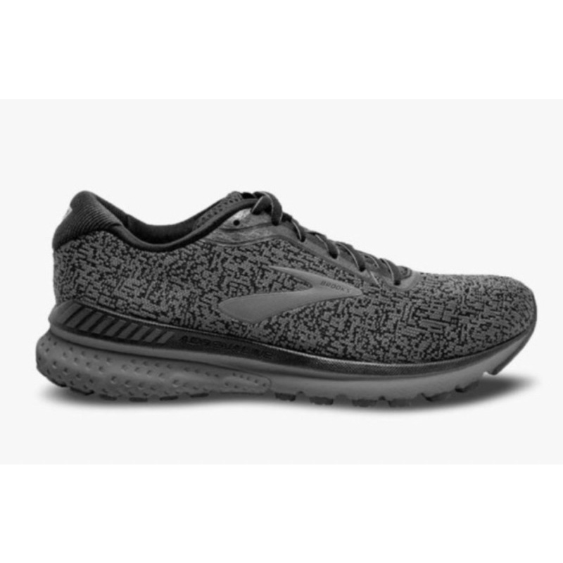 BROOKS ADRENALINE GTS 20 WIDE mens road running shoes BLACK EBONY