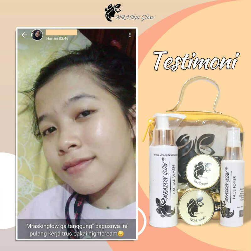 PAKET WHITENING MRASKIN GLOW ORIGINAL BPOM