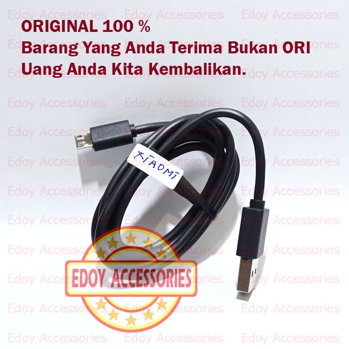 Kabel Data Xiaomi Kabel Casan Cas Micro Original 100
