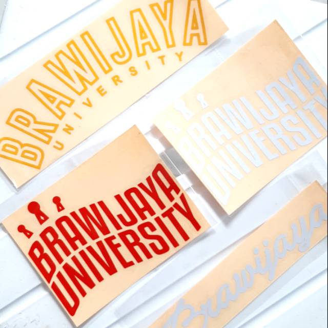 Stiker Cutting Universitas Brawijaya