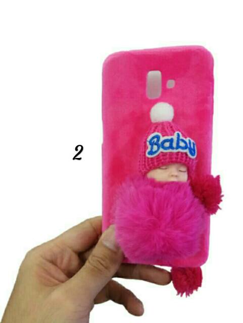 Case luxury bulu cute casing Samsung J6 plus 2018