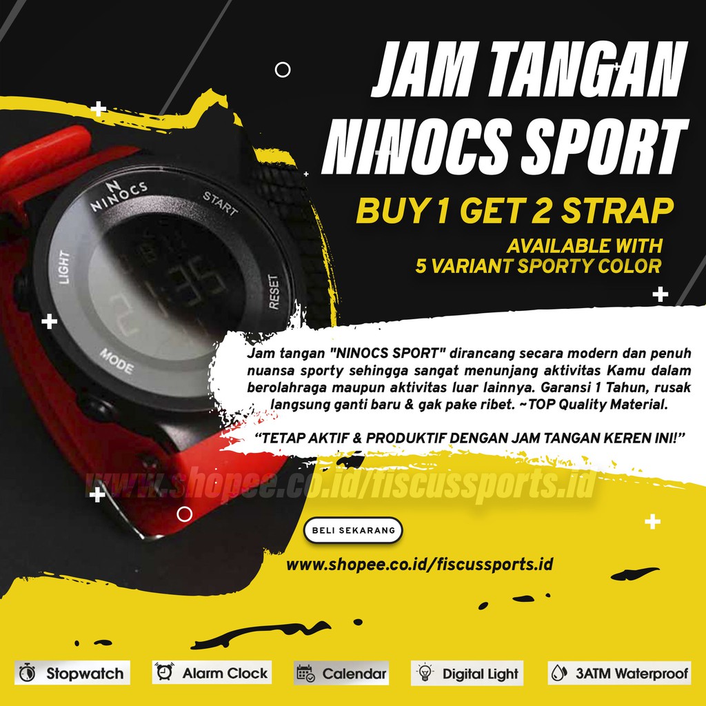 Jam Tangan Wanita NINOCS Sport - Asli & ORIGINAL