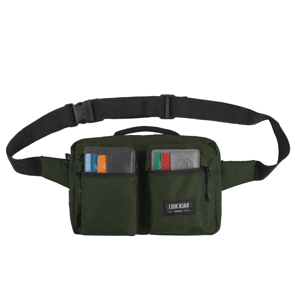 WAISTBAG PITCH LOOK BACK ORIGINAL KEREN MURAH BERKWALITAS