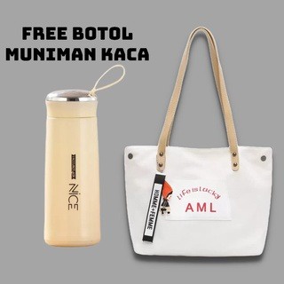 (BISA COD)-totebag-tote bag wanita magnet-tote bag magnet kanvas-tas keren wanita-TakesanBag - Totebag Wanita Payung - Bahan Semi Canvas Sintetis - Penutup Resleting - Ukuran Besar