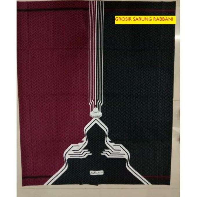 @@@@] Rabbani Sarung Palestina Zanki 1 Hitam Marun Motif Palestine Terbaru