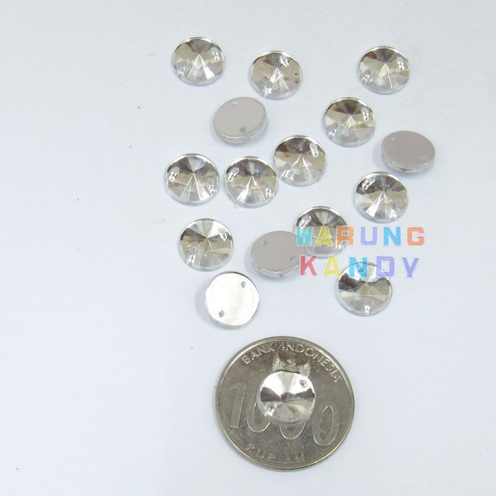 Diamon Akrilik Krucut 10mm ECER 100pc