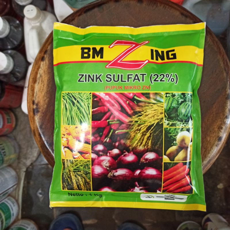 BM ZING 1 KG (ZING SULFAT 22%) PUPUK MIKRO ZN