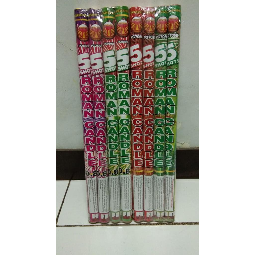 KEMBANG API ROMAN CANDLE 5 SHOTS 0,8"