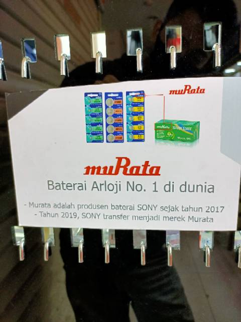 Batre battery Murata SR516SW 317 original asli batre jam tangan