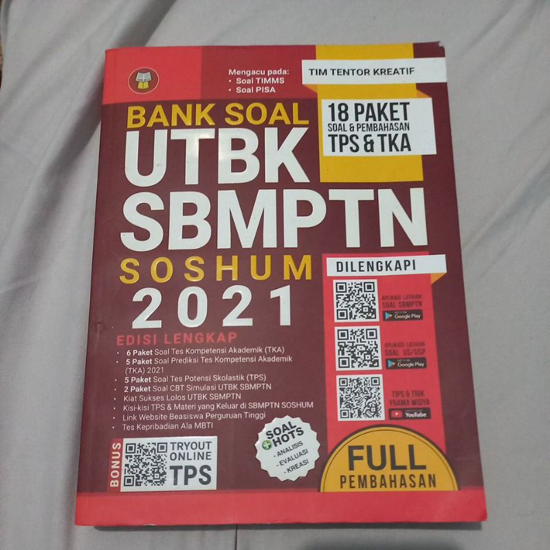 

BANK SOAL 18 PAKETUTBKSBMPTNSOSHUM 2021 Yrama Widya