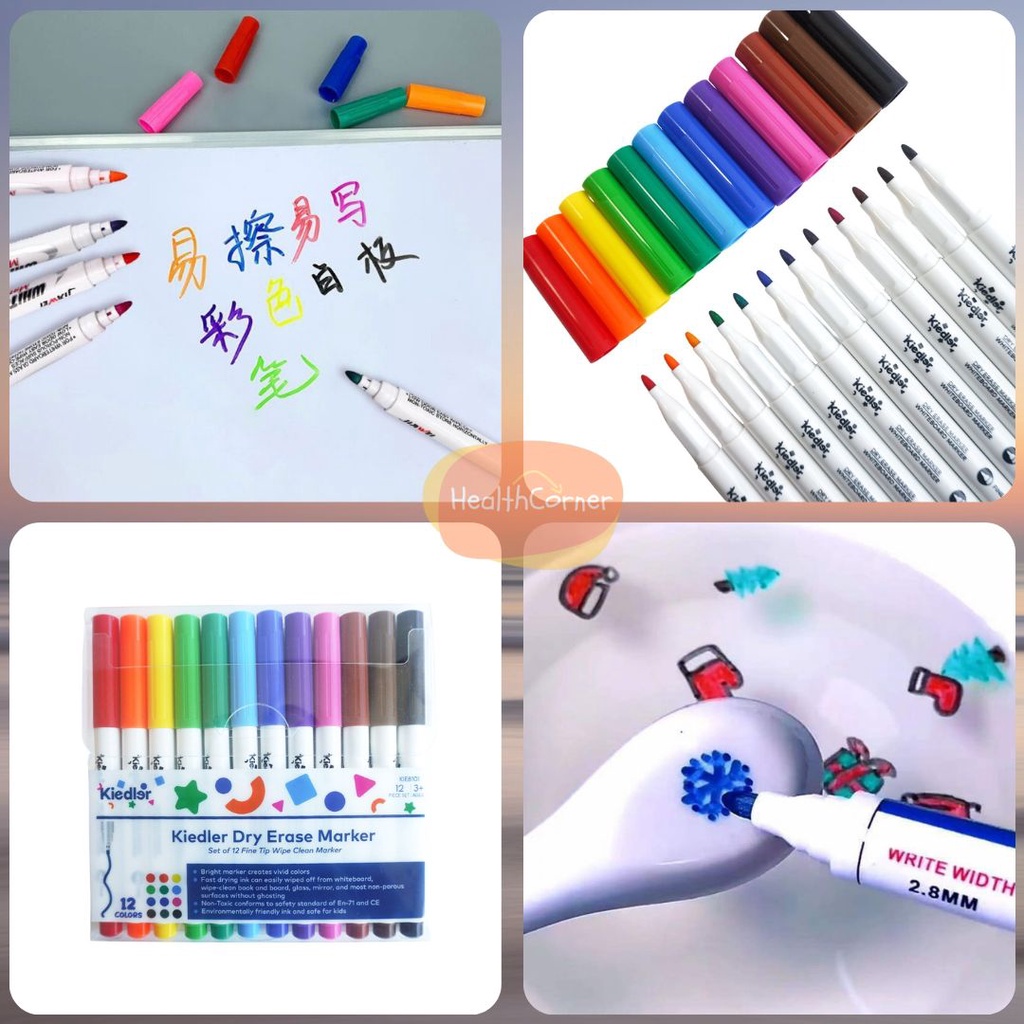 

SPIDOL White Board Dry Erase Marker WHITEBOARD Floating MarkerSpidol Wipe Clean Spidol Apung Air