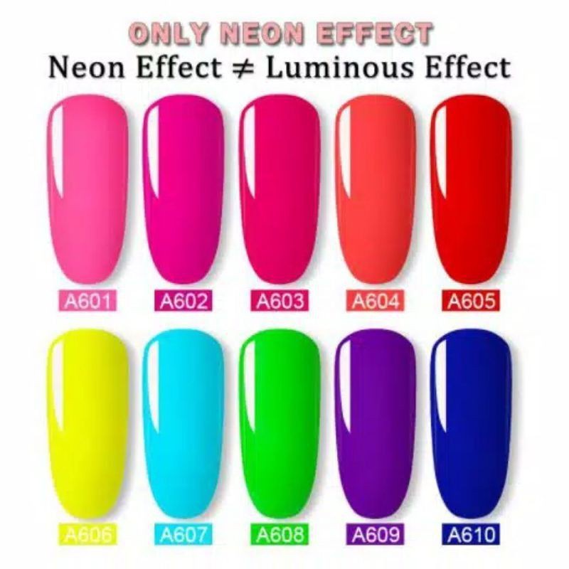 ROSALIND NEON COLOR SERIES Gel Nail Polish UV LED / Kutek / Cat Kuku