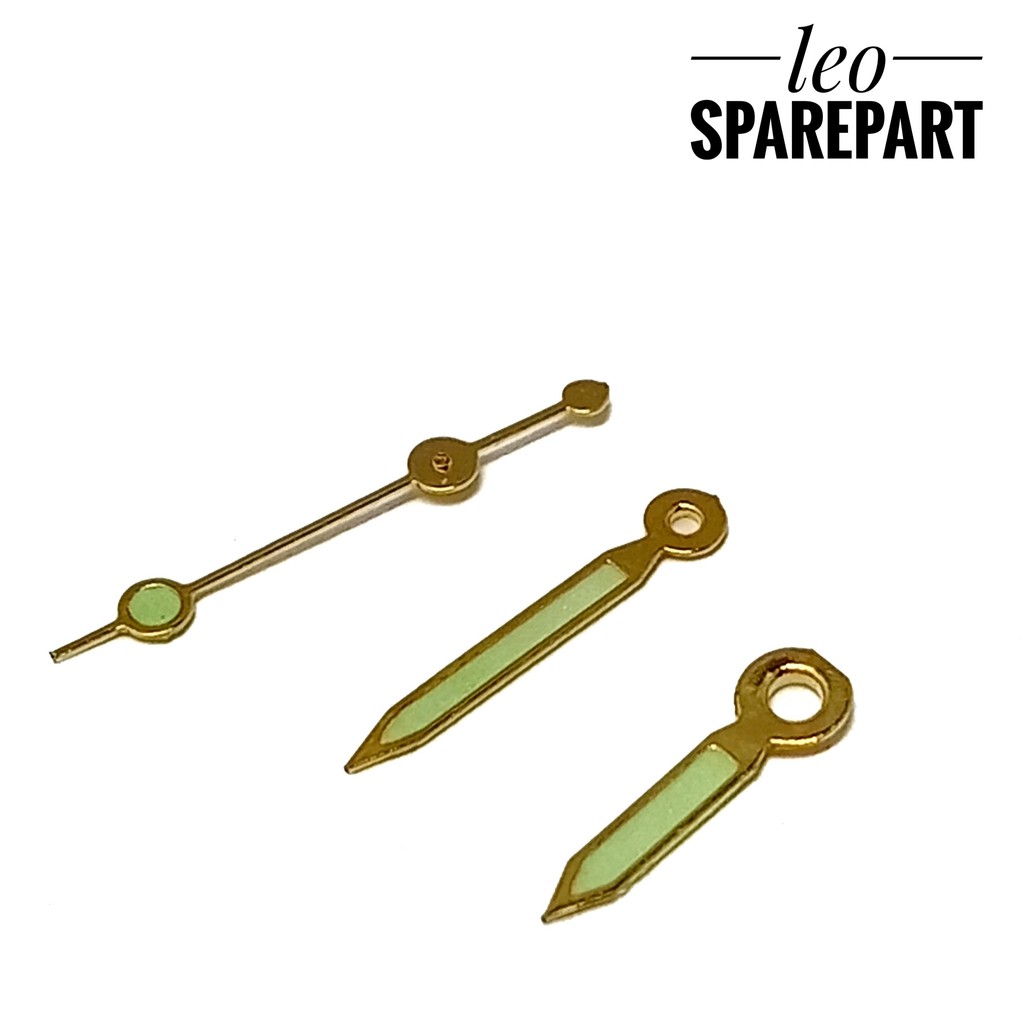 Jarum jam tangan PC 121 x 9 radium kuning