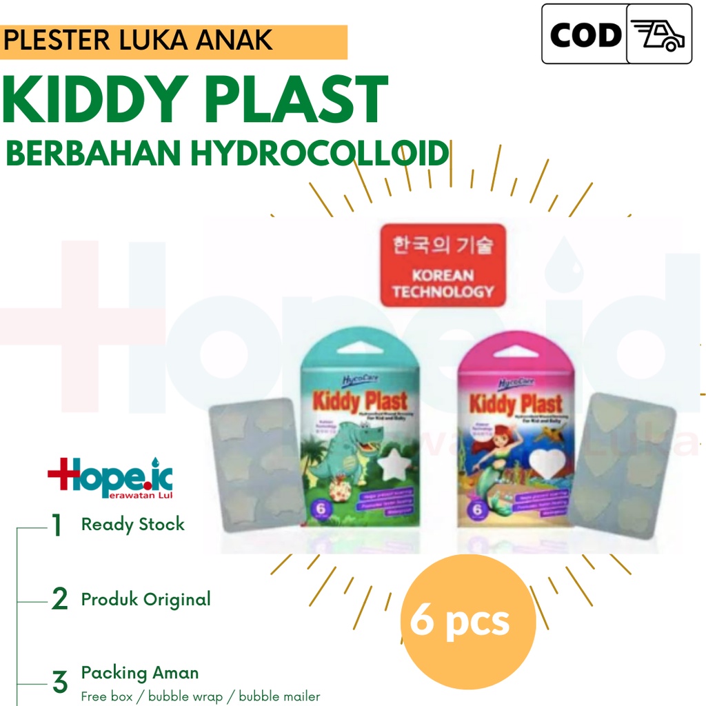 Kiddy Plast | Plester Luka Anak Tanpa Rasa Perih