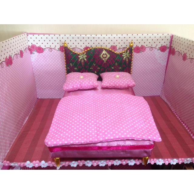 Kasur khusus boneka Barbie mini (barbie ukuran 17 cm)