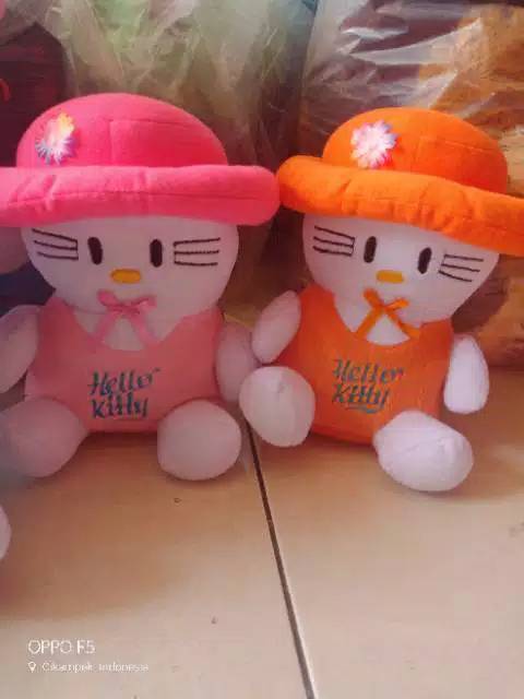 Hello kitty topi polos size:S