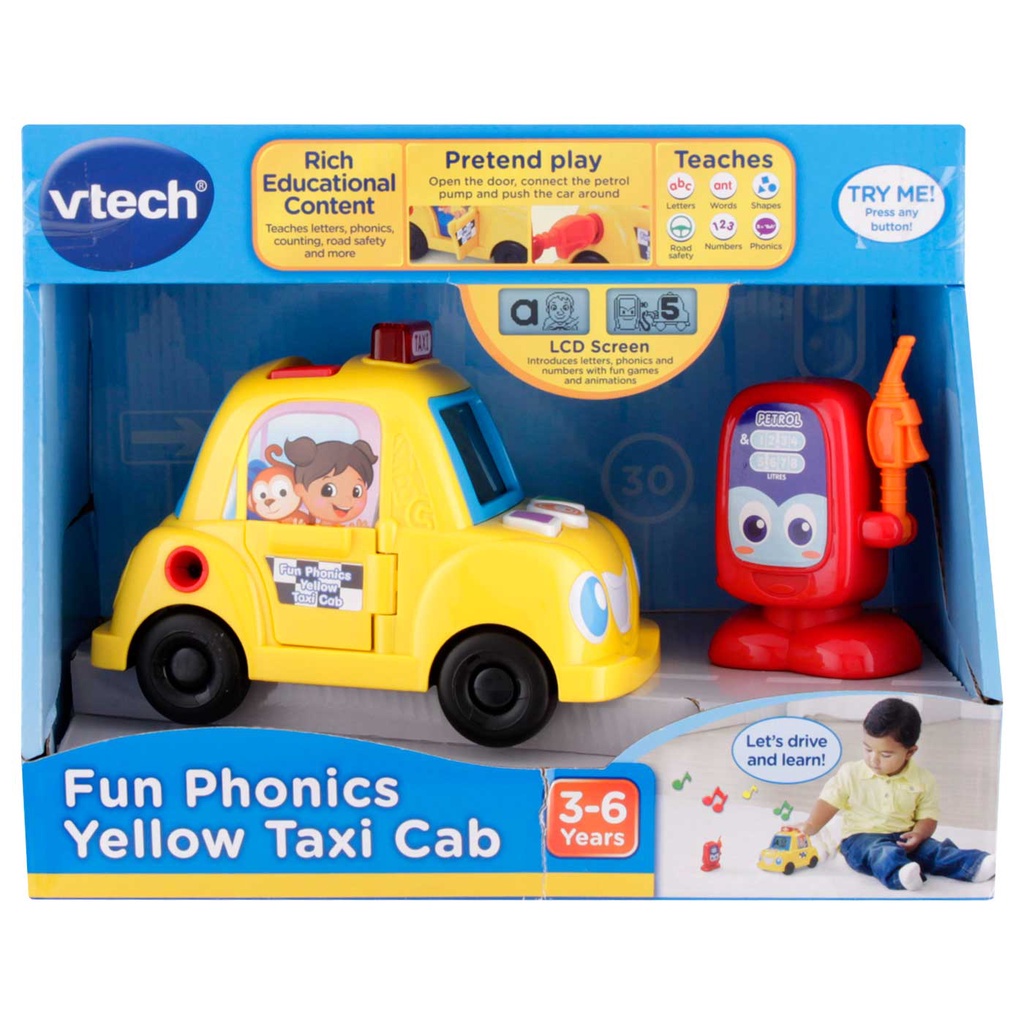 BL - Vtech Fun Phonics Yellow Taxi Cab 169103