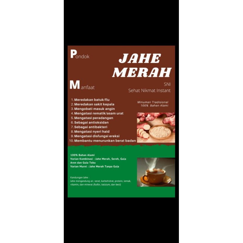 

Jahe merah sehat aman buat bumil dan busui