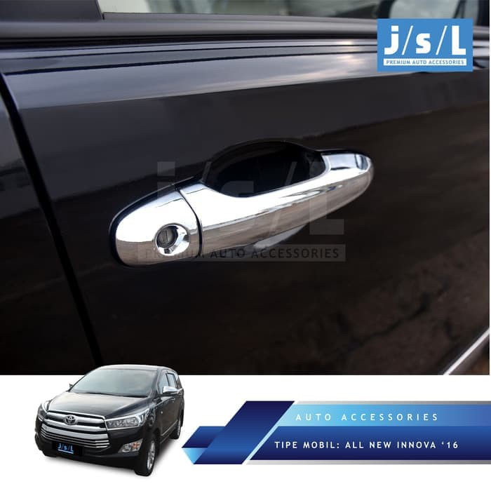 Handle Cover Innova 2016 reborn / cover pegangan pintu Innova full JSL