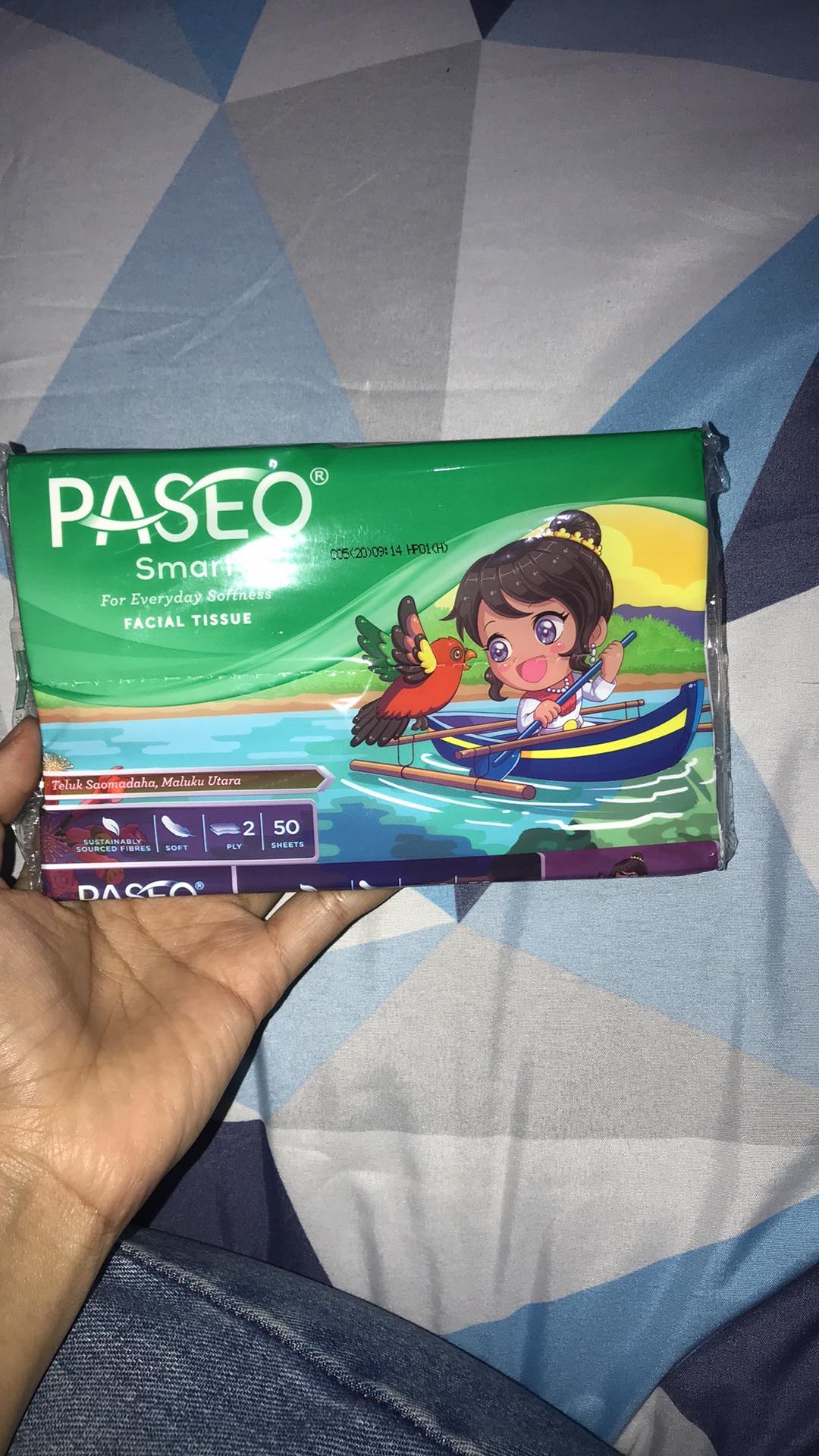 Tissue Paseo Travelpack 50 Sheet X 2 Ply/tisu Paseo/tisue Paseo/tissue Paseo/tisu/tisue/tissue/