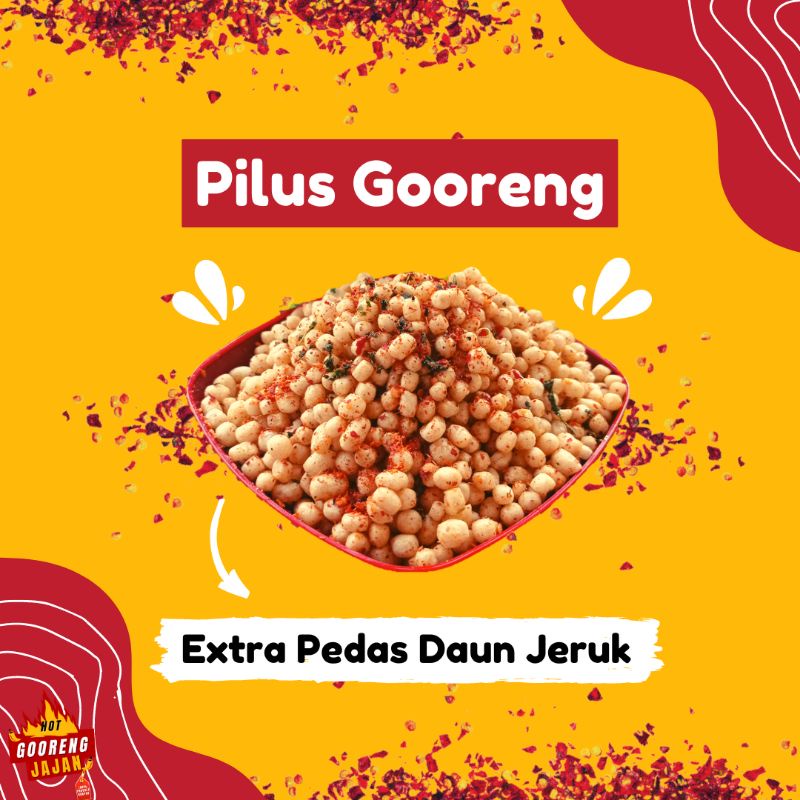 

Pilus Tegal 60gr dan 100gr Extra Pedas Daun Jeruk