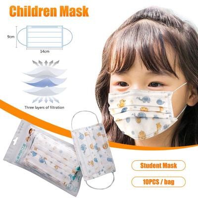 Masker Anak 3 ply Child Protective Mask 1 pack isi 10 pcs Disposeable