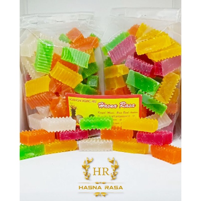 

[ 500 GRAM ] Manisan Agar Agar Kering / Manisan Buah Kering/jelly kering/agar swallow