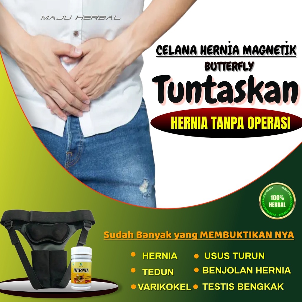 Celana hernia magnetik butterfly dan obat hernia menyembuhkan hernia turun berok tedun;VARIKOKEL.tan