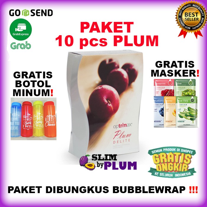 Buah Plum Delite Diet Detox Kurus Slim BPOM Optrimax Herbal Original Aman Healthy Fruit Optimax