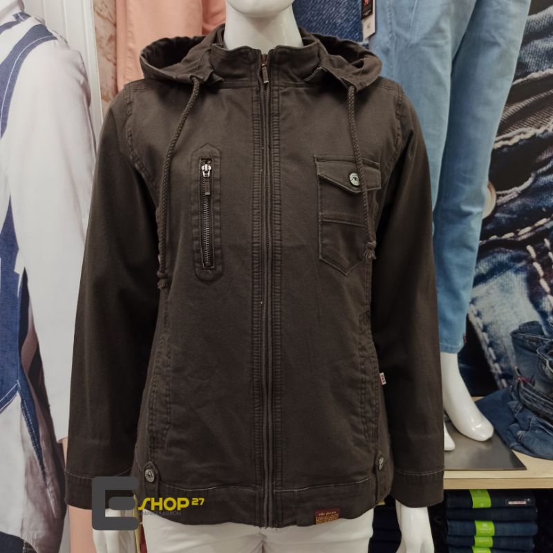 jaket wanita brand AKO ORIGINAL - 11-0412 OLIVE