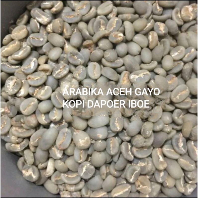 

Biji kopi green bean biji kopi arabika aceh gayo 1kg proses semi wash