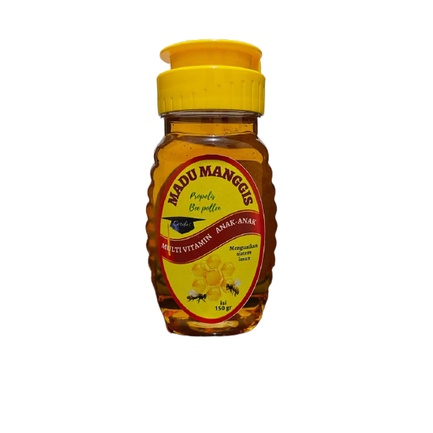 Madu Manggis 150 gr Multi vitamin Cerdas Anak-anak / dengan kandungan Beepollen dan Propolis serta ekstra Sirsak Manggis